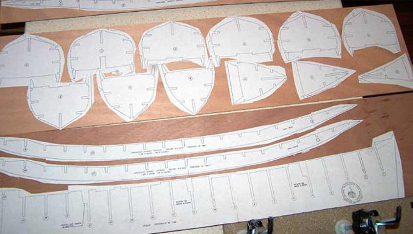 Sagome catra per taglio sul legno